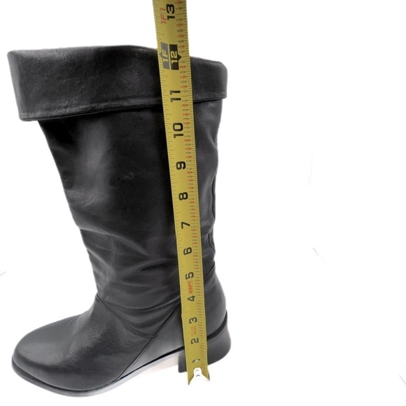 Rare Partners Black Leather vintage boots size 8.5 Tara - Picture 11 of 16
